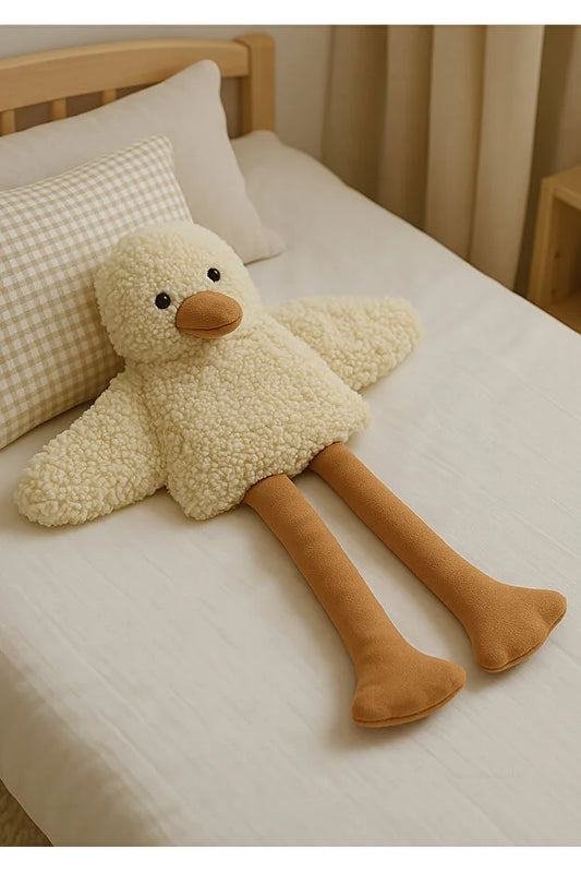 Sevimli Ördek Uyku Arkadaşı | Anti-Alerjik Peluş Oyuncak – Kumaş Kalitesiyle Güvenli ve Yumuşacık